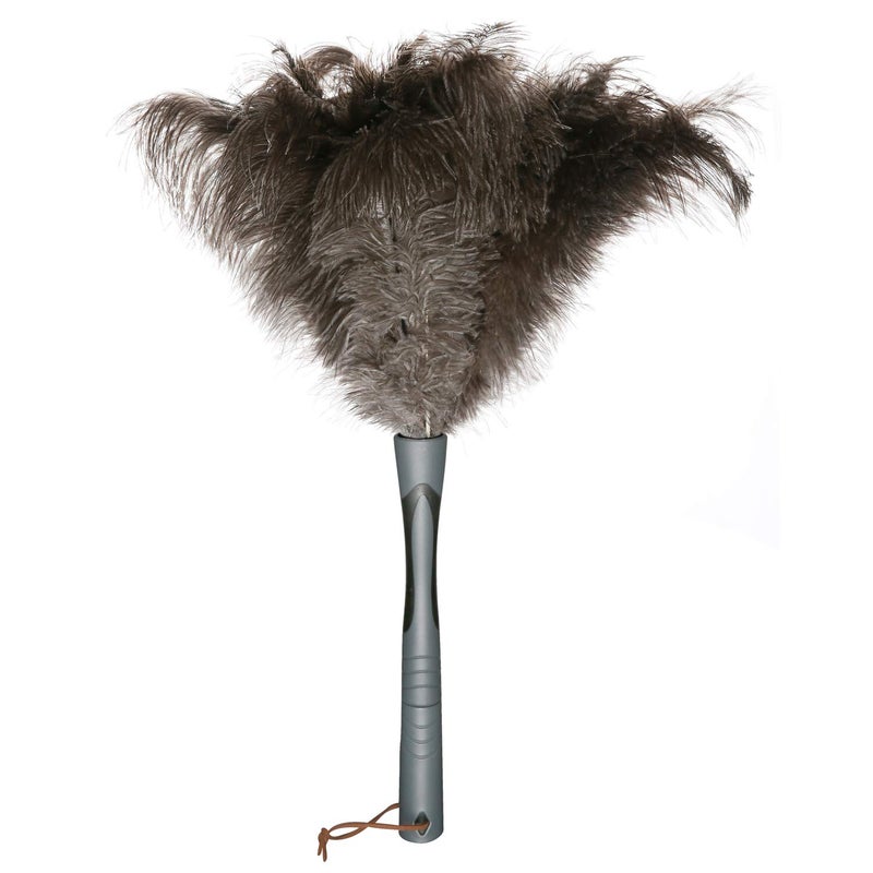 Midoneat Ostrich Feather Duster, Big and Soft and Fluffy Microfiber Duster,22 inch (Gray) - Image 1